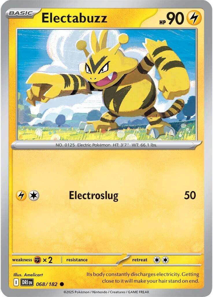 Destined Rivals Electabuzz Pokémon card